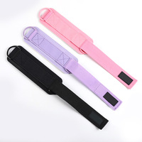 Protège-chevilles professionnel personnalisé pour l'haltérophilie et l'entraînement physique – Sangles de cheville en polyester pour machine à câble (adulte)