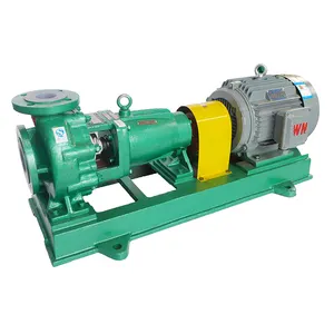 Horizontal non-metallic Flow up to 1200 m3/h Fluoroplastics lined centrifugal pump