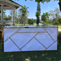 Table de bar rectangulaire moderne de haute qualité pour mariage, prix fabricant, idéale pour les événements et les fêtes