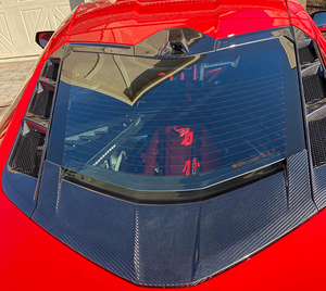 Nuevo embellecedor de ventana trasera de fibra de carbono estilo OEM C8 para Corvette C8 Stingray Eray <span class=keywords><strong>2020</strong></span> Plus - Product Image 2