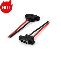 Broche Micro Usb femelle 3.0 Type A Ip68 résistant aux intempéries B C 3.1 câble à souder usb-c mâle femelle connecteur de Type C
