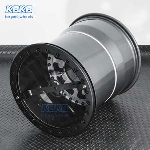 Jantes forgées tout-terrain <span class=keywords><strong>2</strong></span> pièces de haute qualité KBKB 17*10J 15*10J 12J 14J 15J 18J ET -100 en aluminium 6061 T6 pour TOYOTA et Ford F250 F350 - Product Image 2