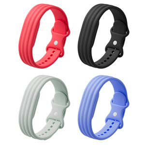 Correa de Reloj de Silicona Premium <span class=keywords><strong>para</strong></span> Google Fitbit Air Strap, Brazalete de Repuesto con Hebilla Plegable de Lujo - Product Image 1