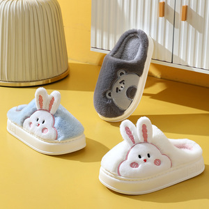 Chaussons d'hiver en coton chaud pour <span class=keywords><strong>femme</strong></span>, antidérapants, épais, mignons, à motif de dessin animé, pour couple, en fourrure, pour la maison – Meilleures ventes 2026 - Product Image 2