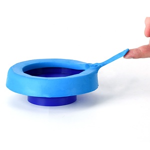Horing RHF204 150G Joint en caoutchouc <span class=keywords><strong>WC</strong></span> bleu, anneau en caoutchouc, emballage en boîte, pour salle <span class=keywords><strong>de</strong></span> bain, écologique, design mi-siècle - Product Image 1