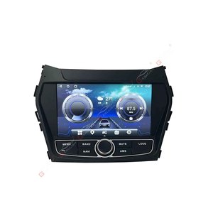 หน้าจอวิดีโอมัลติมีเดียสำหรับรถยนต์ระบบแอนดรอยด์ระบบนำทาง GPS Wi-Fi 4G สำหรับ hyundai santa fe IX45 dm 2012-<span class=keywords><strong>2018</strong></span> carplay - Product Image 1