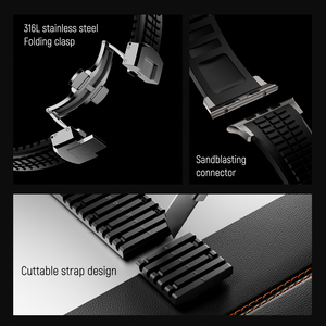 <span class=keywords><strong>Correa</strong></span> de Repuesto de Silicona de Lujo con Cierre Magnético para Reloj Ultra 2 de 49 mm, Serie 10 de 46 mm, 44 mm, 45 mm, S3, <span class=keywords><strong>Correa</strong></span> Deportiva de Beiziye - Product Image 3