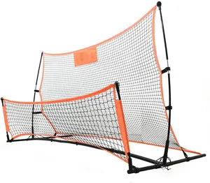 Soccer Ball Target Foot ball Goal Practice Net Double-Sided Portable Soccer Goal Rebounder Net For Training