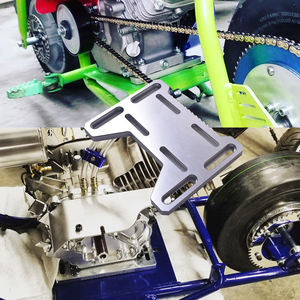 Универсальный алюминиевый серебристый кронштейн-адаптер KYOSTAR для крепления двигателя для картинга и минибайков — модернизация/улучшение - Product Image 5