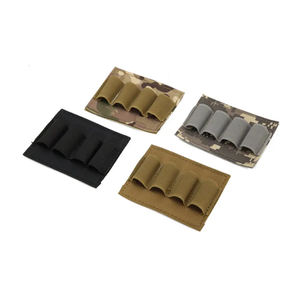 4 putaran taktis amunisi kantong <span class=keywords><strong>Hook</strong></span> dan <span class=keywords><strong>Loop</strong></span> Shell Carrier untuk berburu peralatan menembak - Product Image 1