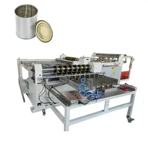 Tinplate Slitter Cutting Machine para Produzir Tin Can Box Metal Paint Bucket Making Machine