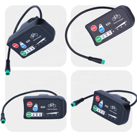 Kits Vélo Électrique Économiques Affichage LED 36V 48V Panneau de Contrôle KT-LED880 Fiche 5 BROCHES pour Kit de Conversion Vélo de Ville