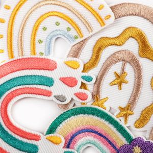 Collection de broderies thermocollantes, diverses patchs arc-en-ciel pour décoration, cadeau - Product Image 4