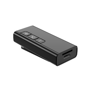 Receptor de Audio con Clip GR13 BT 5.4, Botones de Control de Volumen, Llamadas Manos Libres, Convertidor Inalámbrico para Auriculares con Cable, Altavoz AUX para Auto - Product Image 3