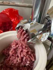 เครื่องบดเนื้ออเนกประสงค์ เครื่องทำไส้กรอก อุปกรณ์ครัว เครื่องบดสับ เครื่องใช้ในเชิงพาณิชย์ สแตนเลส กำลังมอเตอร์ทรงพลัง - Product Image 4