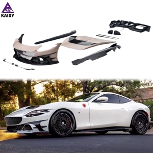 Nuovo Kit Carrozzeria Aerodinamico in Fibra di Carbonio Secca Stile MSY per <span class=keywords><strong>Ferrari</strong></span> Roma, Include Paraurti Anteriore, Cofano, Minigonne Laterali, Diffusore Posteriore, Tuning - Product Image 1