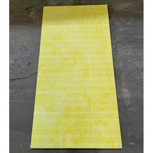 Panneau de laine de verre rectangulaire, résistance à la compression 1 Kpa, isolation, ventilation des plafonds, conduits, protection incendie, ingénierie - Product Image 3
