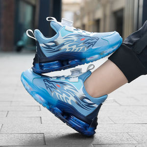 2025 été anti-dérapant respirant semelle souple chaussures de sport boucle rotative enfants chaussures de <span class=keywords><strong>basket</strong></span>-ball haute qualité garçon Sneaker - Product Image 3