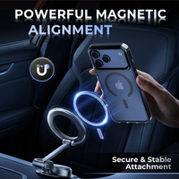 Coque transparente AUREXIONICS pour iPhone 17 Pro avec attraction magnétique