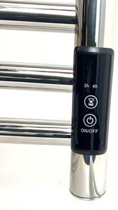 Calentador de Toallas Eléctrico de Acero Cromado, Diseño Moderno, 420 mm de Alto x 600 mm de Ancho, para Baño de Hotel - Product Image 3