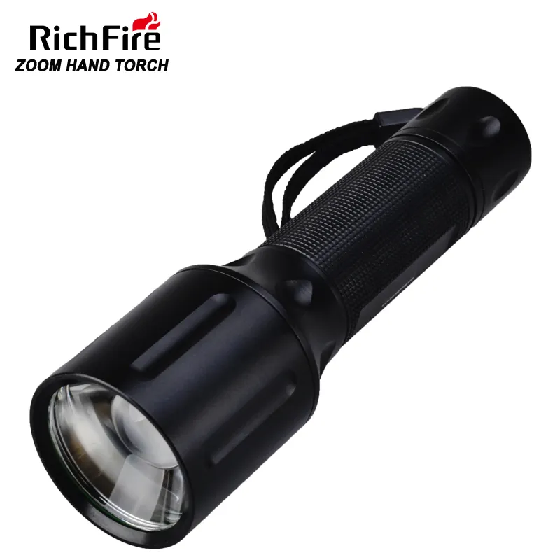 high lumens V6 1000lumens 6 light mode zoom camp rechargeable spotlight flashlights