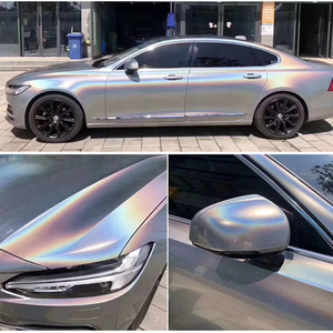 ฟิล์มไวนิลหุ้มรถยนต์สีขาวเลเซอร์รุ้งเหลือบรุ้ง ขนาด 1.52x17 เมตร สำหรับเปลี่ยนสีตัวรถ ขายส่ง - Product Image 4