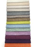Tissu d'ameublement texturé tissé 100 % polyester, imperméable, respirant, ignifuge, enduit de PE, faible MOQ 50M, fabriqué en Chine