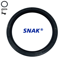 Joint d'étanchéité à huile TC de type squelette à double lèvre en NBR noir certifié ISO SNAK Factory pour machines industrielles, voitures, camions, motos