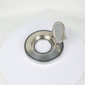 Corps de vanne CF8/CF8M avec siège en caoutchouc EPDM NBR VI TON en stock, vanne à clapet/vanne à <span class=keywords><strong>disque</strong></span> simple à volet mince, clapet anti-retour à balancier - Product Image 6