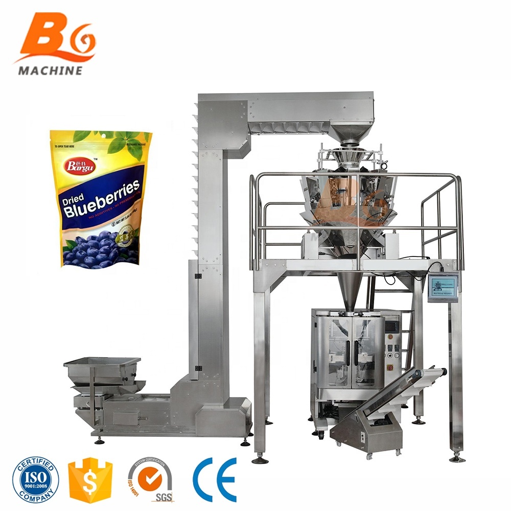 Automatique Sec Séché Alimentaire Raisins Multipiste Machine D'emballage De Poche