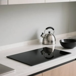 Panneau en verre trempé imprimé en sérigraphie personnalisé OEM pour porte de <span class=keywords><strong>four</strong></span> et panneau de commande de micro-ondes - Product Image 5