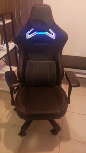 <span class=keywords><strong>Silla</strong></span> de soporte Lumbar de espuma viscoelástica Cadeira <span class=keywords><strong>Gamer</strong></span> de lujo, <span class=keywords><strong>silla</strong></span> de juego de trabajo de escritorio Rgb con respaldo reclinable Rog negro con mecanismo de rana - Product Image 6