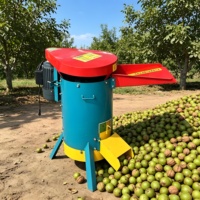 Machine à décortiquer les noix verticale, éplucheur électrique pour noix fraîches et humides, petit décortiqueur de noix domestique
