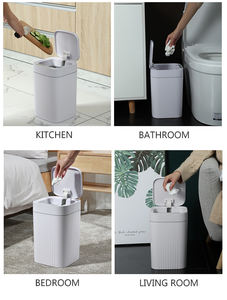 I mercati online cinesi di plastica automatica touchless sensore intelligente spazzatura può migliorare la casa - Product Image 5