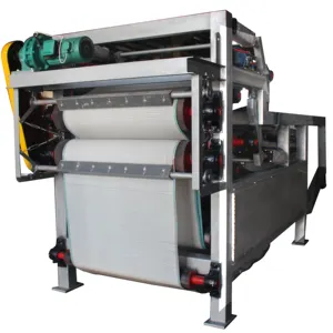 Belt filter press sludge dewatering machine for sludge treatment