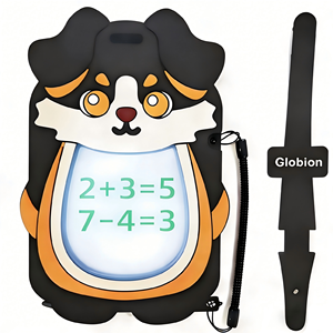 Tableau d'écriture et de <span class=keywords><strong>dessin</strong></span> en silicone pour enfants - Design de <span class=keywords><strong>dessin</strong></span> animé, jouets de <span class=keywords><strong>dessin</strong></span> unisexes, ensemble de 4,5 pouces Globion - Product Image 6