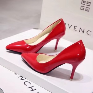 Scarpe con Tacco a Spillo in PU Lucido, Eleganti e Raffinate, Punta Affusolata, Tacco Ultra Sottile che Allunga la Linea delle Gambe - Product Image 2
