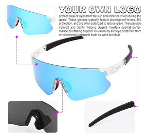 Superventas OEM ODM Mujeres Hombres Cricket Sport <span class=keywords><strong>Gafas</strong></span> de <span class=keywords><strong>sol</strong></span> al aire libre a prueba de viento Mountain Road Bike Riding <span class=keywords><strong>Gafas</strong></span> de <span class=keywords><strong>sol</strong></span> - Product Image 5