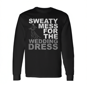 T-shirt à manches longues pour l'entraînement physique de la mariée, idéal pour les séances de fitness après la robe de mariée - Product Image 2