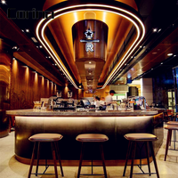 Comptoir de bar en Corian LED, design pour hôtel, bar, boîte de nuit, restaurant, mobilier, table de bar à café, comptoirs de bar à domicile