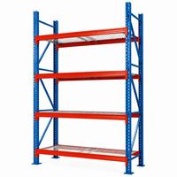 Système de rayonnage en acier pour palettes, rayonnage sélectif réglable pour la logistique d'entrepôt et la manutention des matériaux