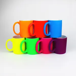 Fashion color sublimation mug ceramic for blank wrap high quality with low price