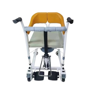 commode chair for adult senior elderly medical hospital portable toilet moving chairs folding steel detachable armrest legrest - Product Image 1