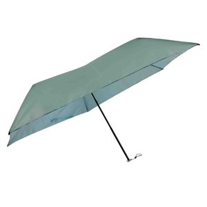 Parapluie compact pliable en trois sections en fibre de verre léger 5K à ouverture manuelle avec poignée en plastique pour le voyage - Product Image 5
