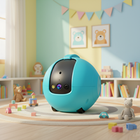 Moniteur automatique intelligent pour chien Robot jouet classique en plastique WiFi Caméra de sécurité avec compagnon d'exercice laser