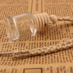 5ml Empty Hanging Car Diffuser <b>Bottle</b> With Wooden Cap - Product Image 3