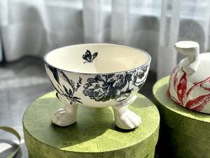 Bol pour animaux de compagnie imprimé en céramique Bol pour chat Bol pour chien Fournitures pour animaux de compagnie - Product Image 5