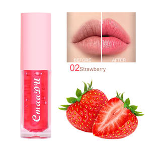 Venta caliente 6 colores fruta brillo de labios cambio de color hidratante esmalte de labios - Product Image 6
