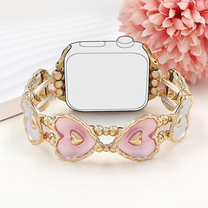 Correa de Aleación para <span class=keywords><strong>Apple</strong></span> <span class=keywords><strong>Watch</strong></span>, Correa Elástica para Reloj Inteligente IWatch Serie 4/5/6/7/8/<span class=keywords><strong>SE</strong></span> - Product Image 2