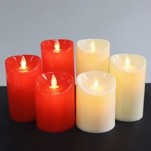 Lễ kỷ niệm đám cưới màu đỏ từ xa dẫn nến lắc lư 3D dẫn nến với điều khiển từ xa - Product Image 3